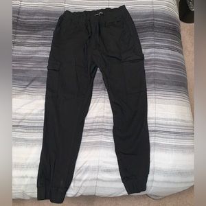 Almost Famous Black “Khaki-Like” Pants. Size Large, but more like a Medium.